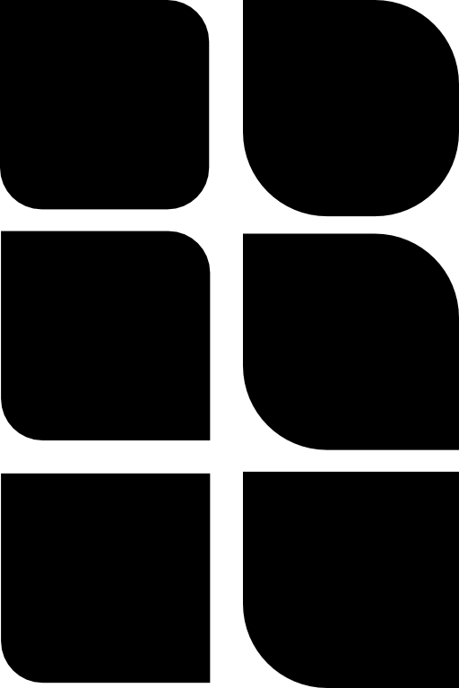 Set Of Eight Rounded Shapes