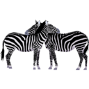 download Zebras clipart image with 225 hue color