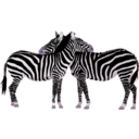 download Zebras clipart image with 270 hue color