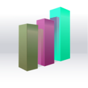 download Graph 3d clipart image with 135 hue color