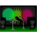 download Stage clipart image with 90 hue color