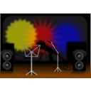 download Stage clipart image with 0 hue color