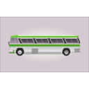 download 1960s Gm Pd 4106 Bus clipart image with 90 hue color