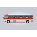 download 1960s Gm Pd 4106 Bus clipart image with 0 hue color