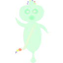 download Alien clipart image with 135 hue color