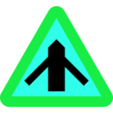 download Roadlayout Sign 2 clipart image with 135 hue color