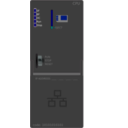 download Plc Cpu Ethernet Card clipart image with 180 hue color