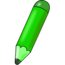 download Pencil clipart image with 90 hue color