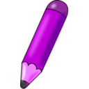 download Pencil clipart image with 270 hue color