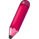 download Pencil clipart image with 315 hue color