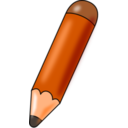 download Pencil clipart image with 0 hue color