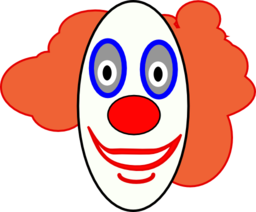 Creepy Clown Face