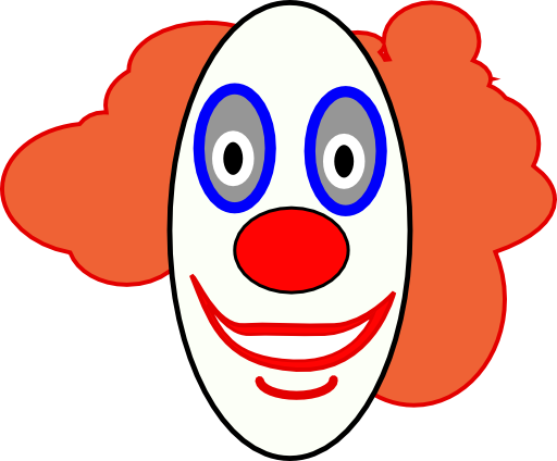 Creepy Clown Face