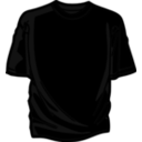 download T Shirt Black 02 clipart image with 180 hue color