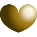 download Heart clipart image with 45 hue color