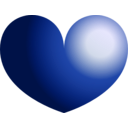 download Heart clipart image with 225 hue color