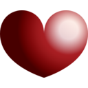 download Heart clipart image with 0 hue color