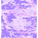 download Pink Camo Print clipart image with 270 hue color