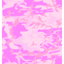 download Pink Camo Print clipart image with 315 hue color