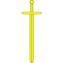 download Sword Or Yellow clipart image with 0 hue color