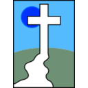 download Calvary clipart image with 180 hue color