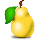 download Pear clipart image with 0 hue color