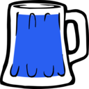 download Fatty Matty Brewing Beer Mug Icon clipart image with 180 hue color