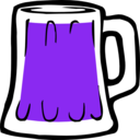 download Fatty Matty Brewing Beer Mug Icon clipart image with 225 hue color