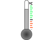 download Thermometer clipart image with 135 hue color