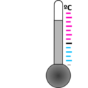 download Thermometer clipart image with 315 hue color