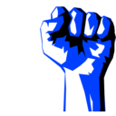 download Worker Fist clipart image with 225 hue color