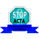 download Stop Acta clipart image with 180 hue color