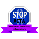 download Stop Acta clipart image with 225 hue color