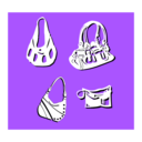 download Bags clipart image with 270 hue color