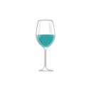 download Glass Of Wine clipart image with 180 hue color