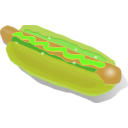 download Hot Dog clipart image with 45 hue color