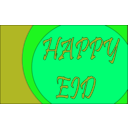 download Happy Eid clipart image with 90 hue color