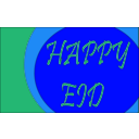 download Happy Eid clipart image with 180 hue color