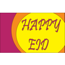 download Happy Eid clipart image with 0 hue color