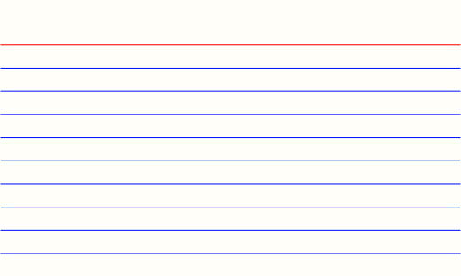 Tan Index Card