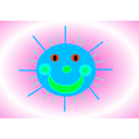 download Summer Sun clipart image with 135 hue color