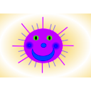 download Summer Sun clipart image with 225 hue color