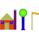download Home clipart image with 45 hue color