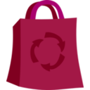 download Green Shopping Bag clipart image with 225 hue color