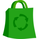 download Green Shopping Bag clipart image with 0 hue color