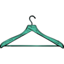 download Coat Hanger clipart image with 135 hue color