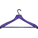 download Coat Hanger clipart image with 225 hue color