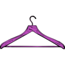 download Coat Hanger clipart image with 270 hue color