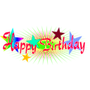 download Happy Birthday clipart image with 45 hue color