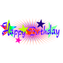 download Happy Birthday clipart image with 315 hue color